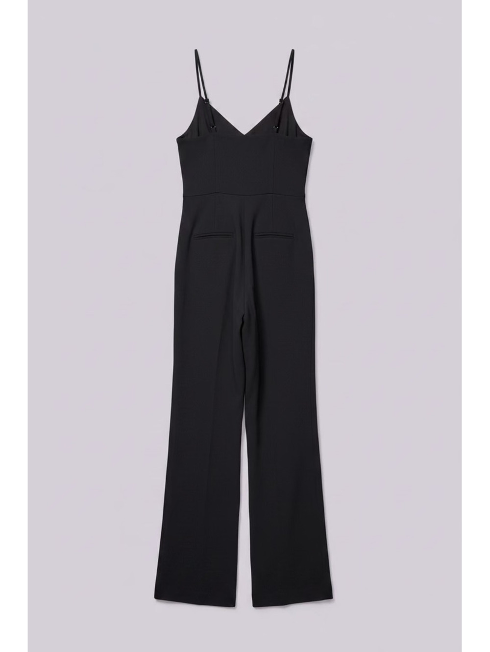 Anthropologie The Essential Slim Black Pants Romper